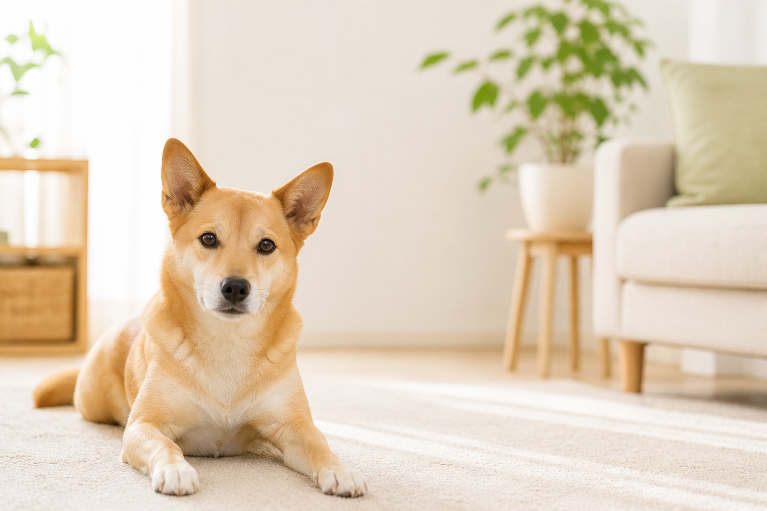 ご自宅でくつろぐ愛犬のイメージ